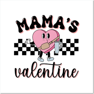 Mama's Valentine Groovy Style Posters and Art